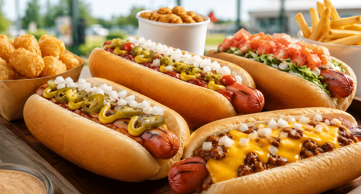 Sonic Hot Dog Menu